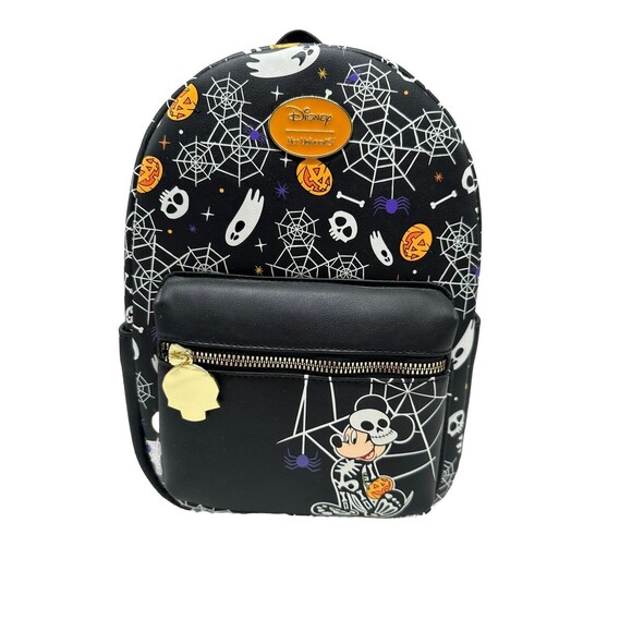 Handbags - Her Universe Disney Mickey Mouse Halloween 🎃 Skeleton 👻 Glow In Dark Backpack